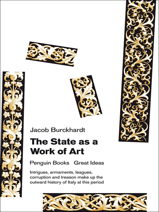 Title details for The State as a Work of Art by Jacob Burckhardt - Available